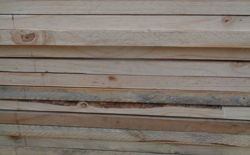 A close up of timber